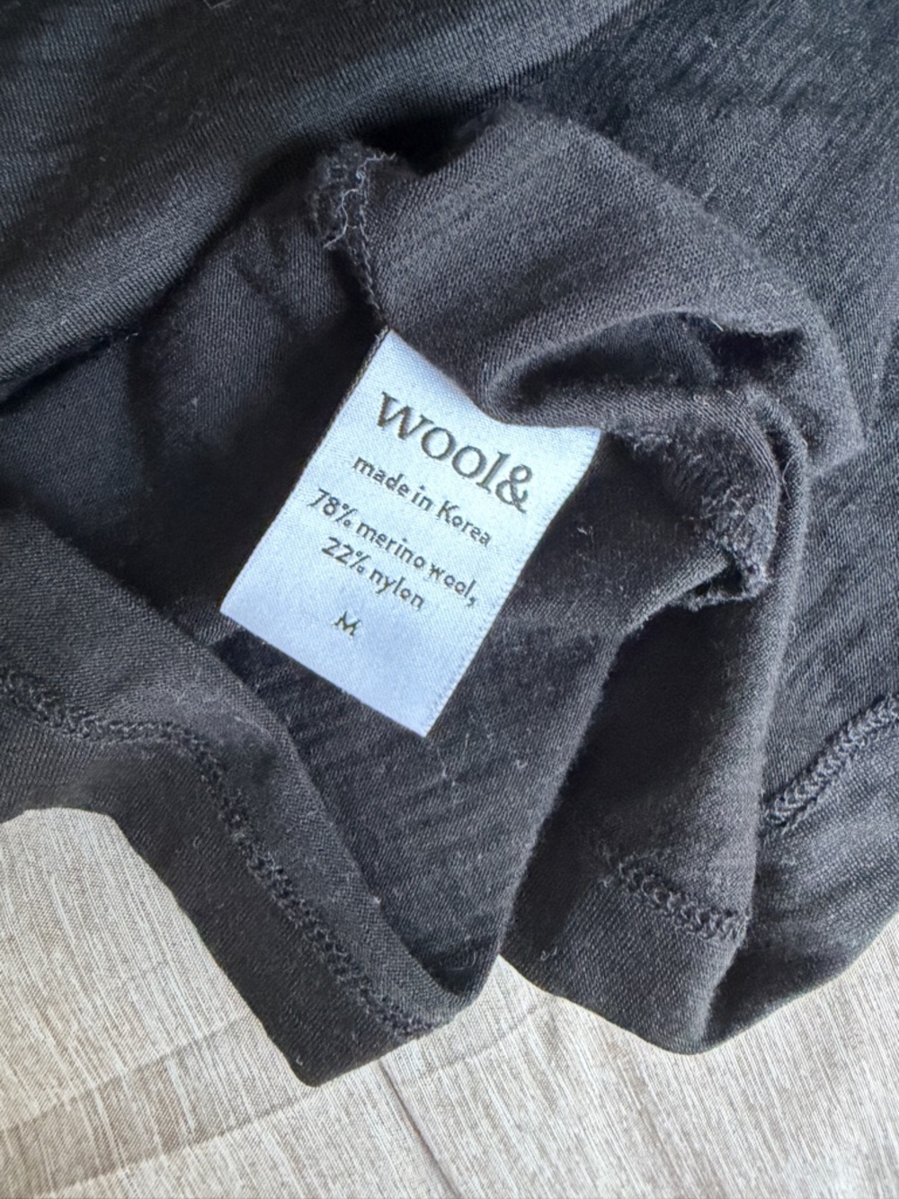 Wool& Poppy Signature Reversible Tank in Black - Picture 3 of 5